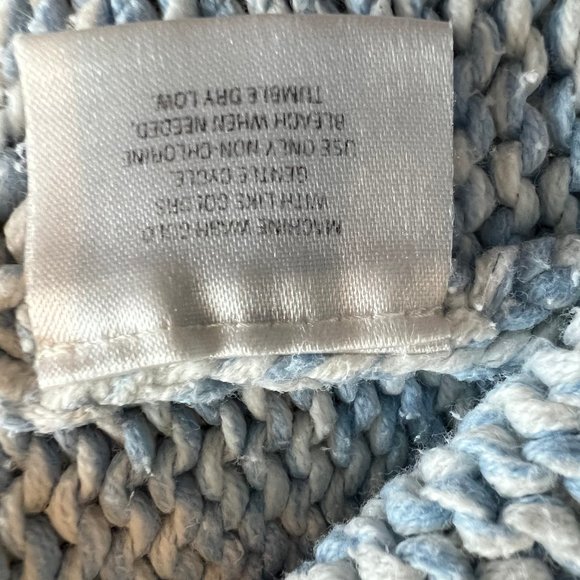 Route 66 Turtleneck Sweater Baby Blue & White, Size Small - Picture 3 of 3